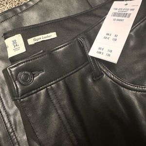 Abercrombie & Fitch vegan leather pants size 14